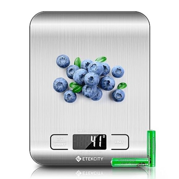 Etekcity Food Scale, Digital Kitchen Scale, 304 Stainless Steel - Picture 1 of 5